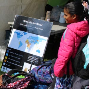 Map about water situation in the world