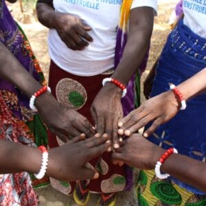 women wear menstruation bracelets