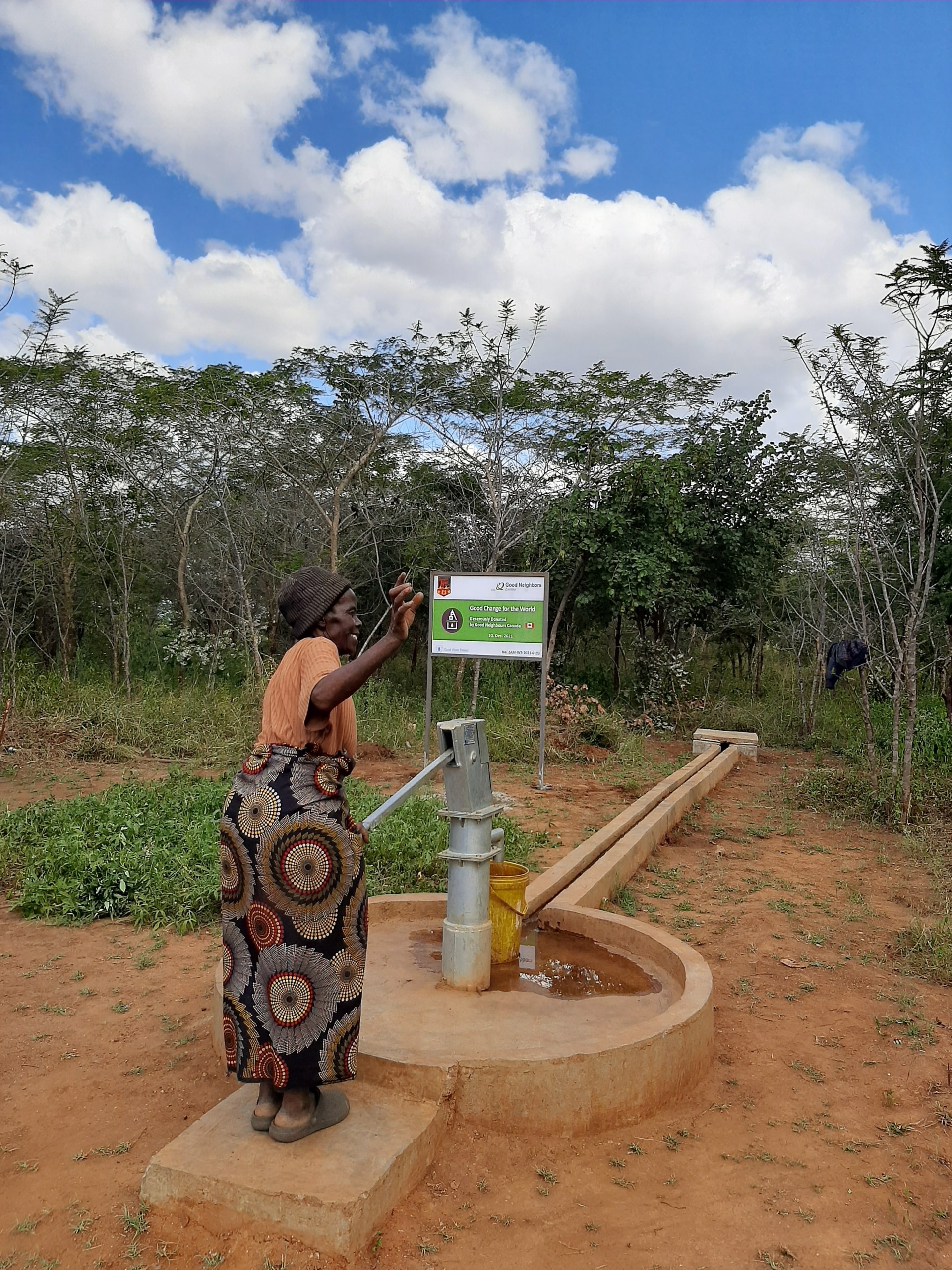 The Sokotela well benefits 520 people.