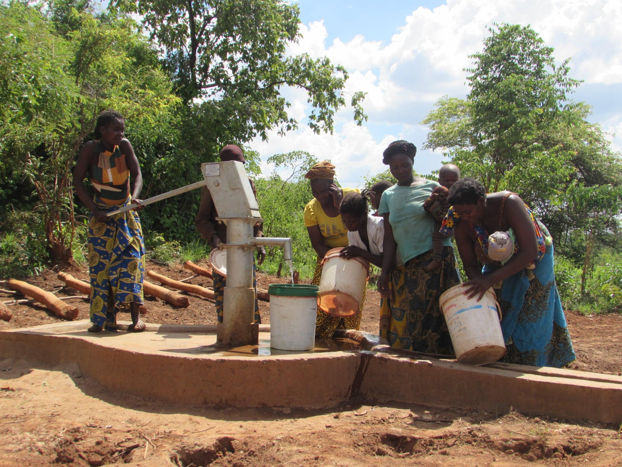 Canada Wishing Well Project No.3 Village using Borehole